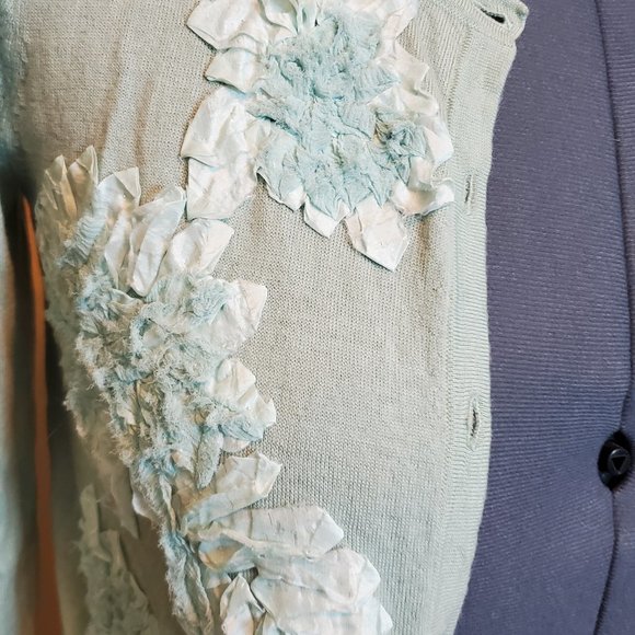 Beautiful Floral Embellished Cardigan - Picture 3 of 4